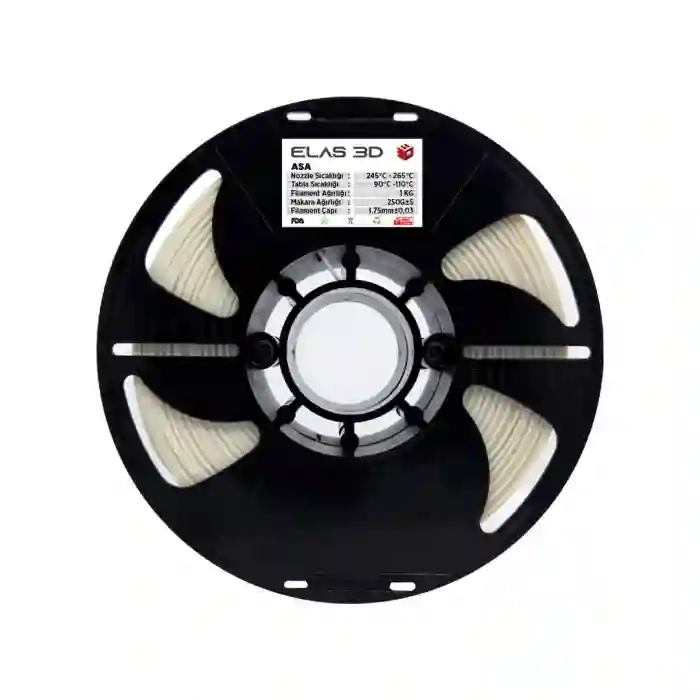 Elas 3D HS ASA Filament Naturel 1.75mm 1kg