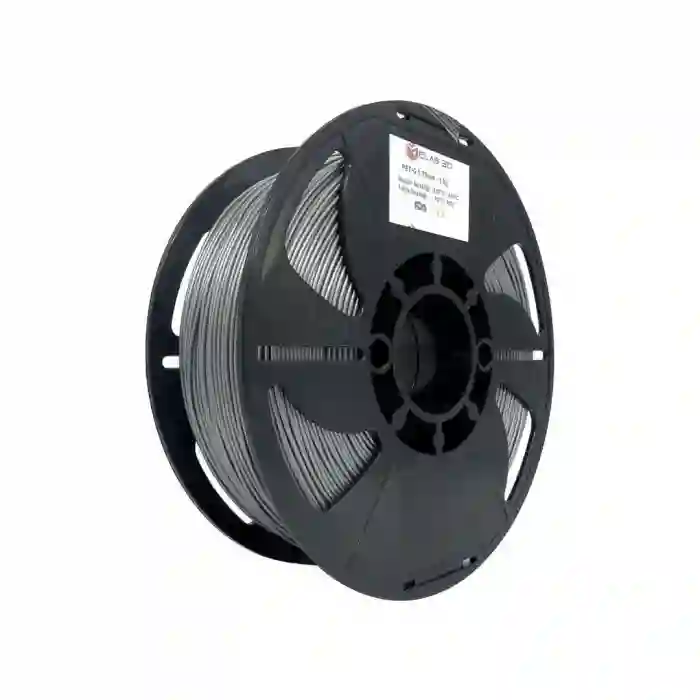 Elas 3D Pet-G Makaralı Filament Gümüş Gri 1.75mm 1kg