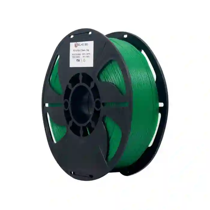 Elas 3D Pet-G Makaralı Filament Yeşil 1.75mm 1kg