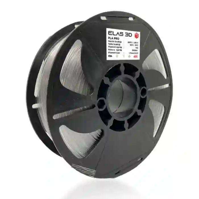 Elas 3D Şeffaf PLA PRO 1KG Filament
