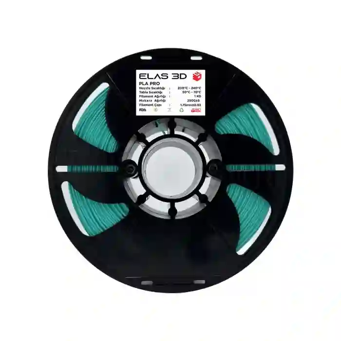 Elas 3D Su Yeşili PLA PRO 1KG Filament
