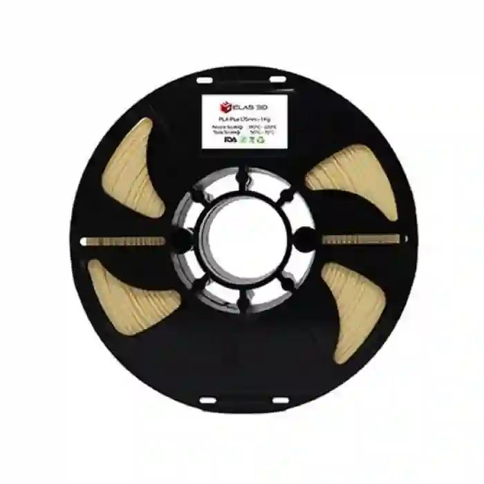 Elas Pla Plus Filament Bej 1.75mm 1kg