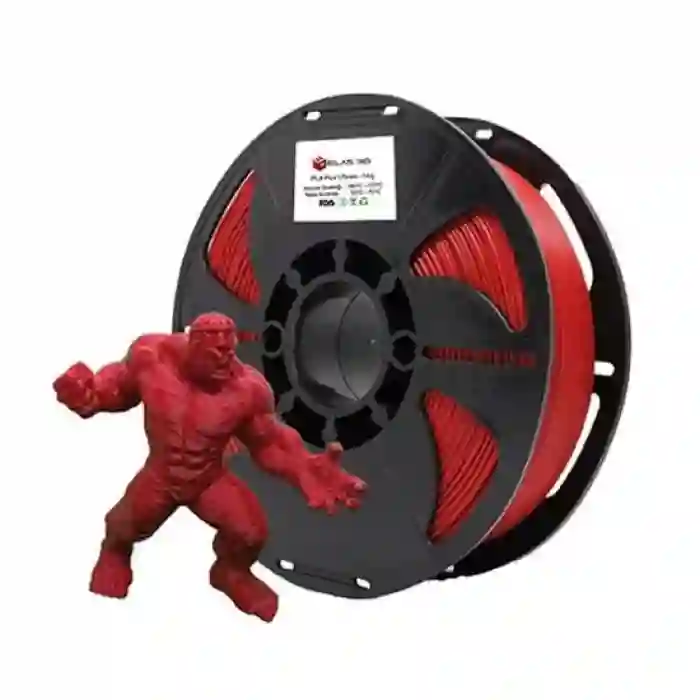 Elas Pla Plus Filament Kırmızı 1.75mm 1kg