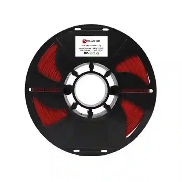 Elas Pla Plus Filament Kırmızı 1.75mm 1kg