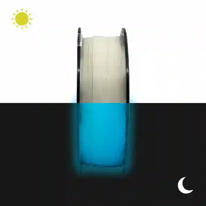 Elas Pla Plus Filament Mavi Glow 1.75mm 1kg