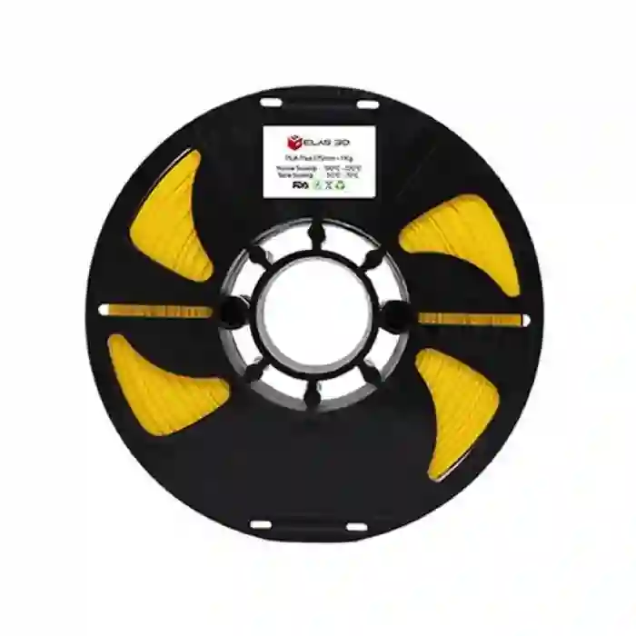 Elas Pla Plus Filament Sarı 1.75mm 1kg
