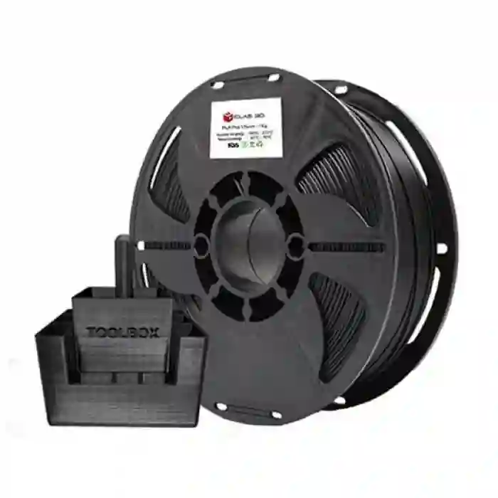 Elas Pla Plus Filament Siyah 1.75mm 1kg