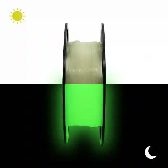 Elas Pla Plus Filament Yeşil Glow 1.75mm 1kg