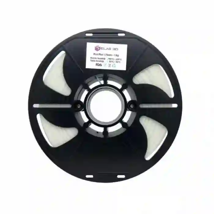 Elas Pla Plus Makaralı Filament İnci Beyaz 1.75mm 1kg
