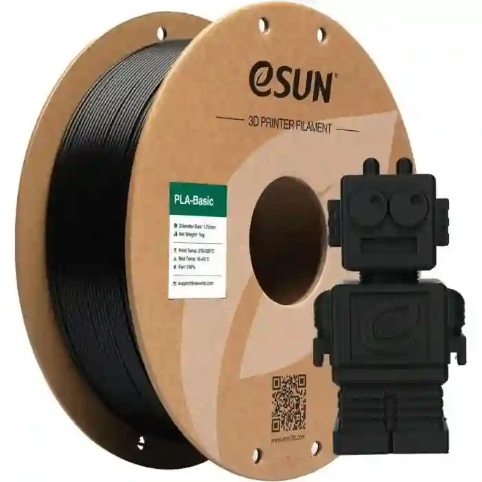 eSUN Pla-Basic Filament Siyah 1.75mm 1kg