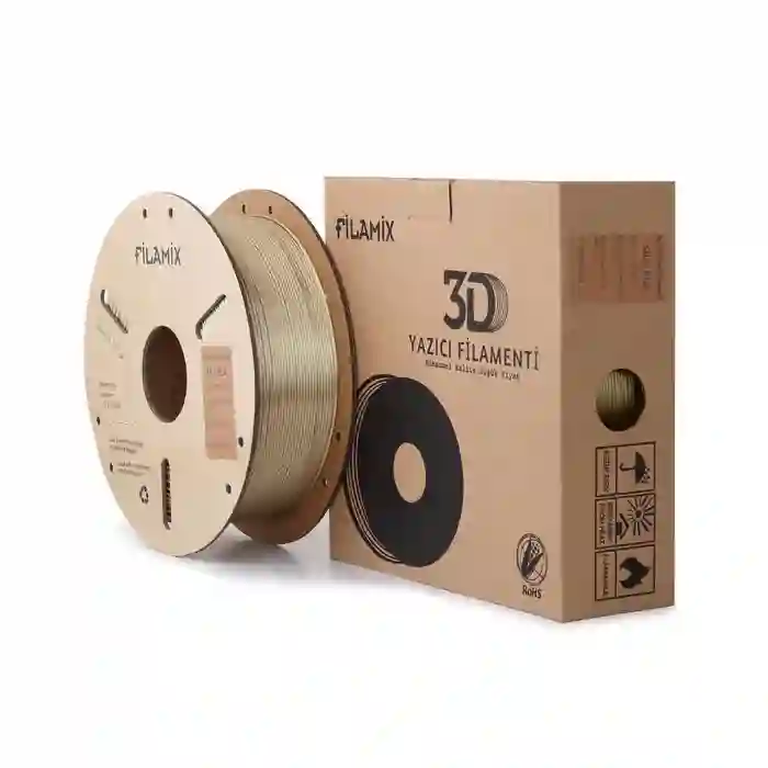 Filamix Silk PLA Filament 1.75mm 1Kg-Bronz