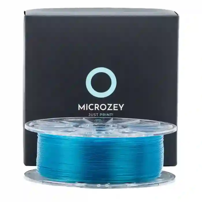 Microzey 1.75 Mm Şeffaf Buz Mavisi Pla Pro Hyper Speed Filament 1KG
