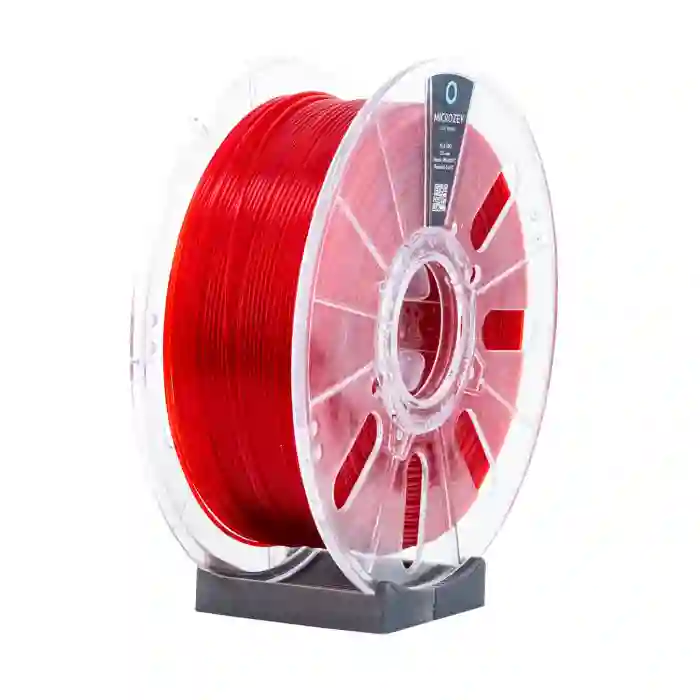 Microzey 1.75 Mm Şeffaf Kırmızı Pla Pro Hyper Speed Filament 1KG
