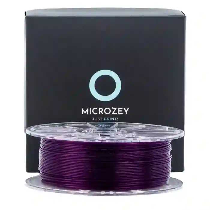 Microzey 1.75 Mm Şeffaf Mor Pla Pro Hyper Speed Filament 1KG