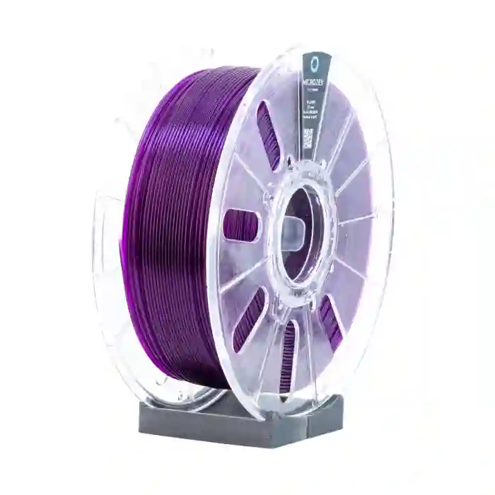 Microzey 1.75 Mm Şeffaf Mor Pla Pro Hyper Speed Filament 1KG