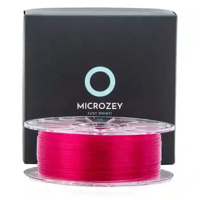 Microzey 1.75 Mm Şeffaf Pembe Pla Pro Hyper Speed Filament 1KG