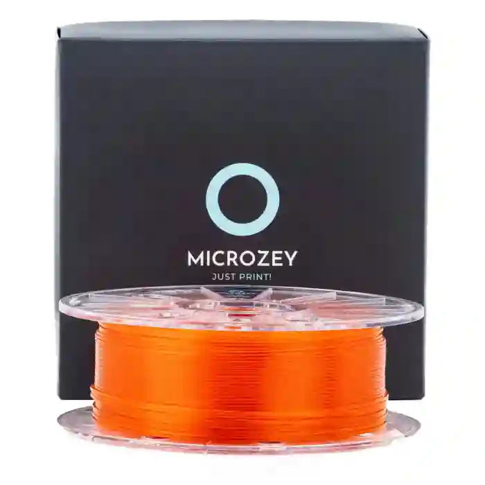 Microzey 1.75 Mm Şeffaf Turuncu Pla Pro Hyper Speed Filament 1KG