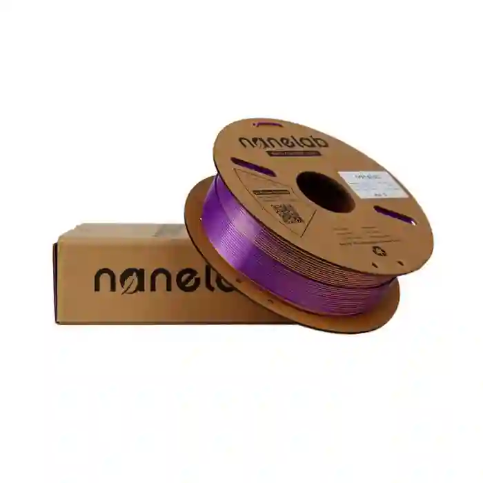 Nanelab Çift Renkli Silk PLA Filament - Altın - Mor - 1.75mm - 1Kg
