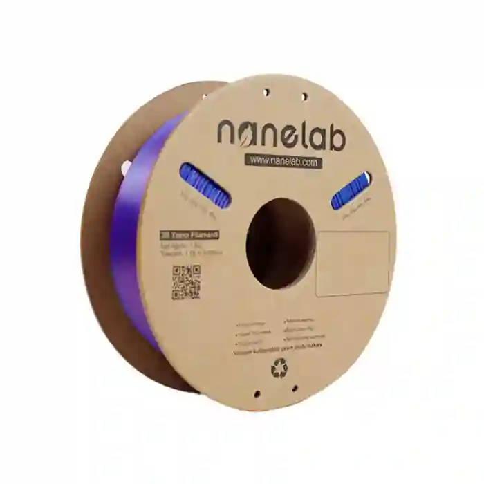 Nanelab Çift Renkli Silk PLA Filament - Mavi - Fuşya - 1.75mm - 1Kg