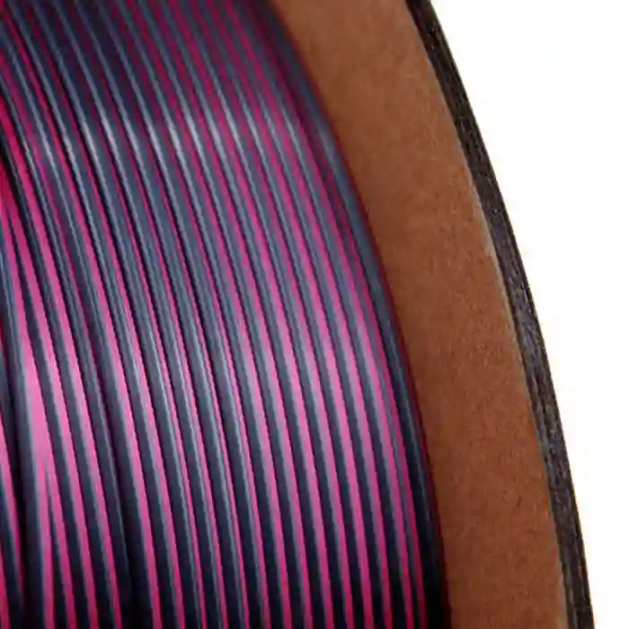 Nanelab Çift Renkli Silk PLA Filament - Siyah-Kırmızı - 1.75mm - 1Kg