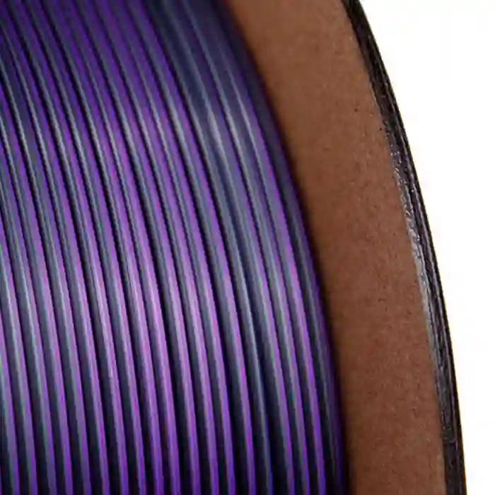 Nanelab Çift Renkli Silk PLA Filament - Siyah - Mor - 1.75mm - 1Kg