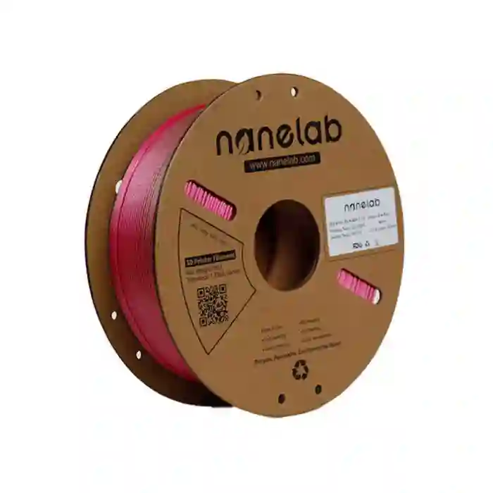 Nanelab Çift Renkli Silk PLA Filament - Yeşil-Kırmızı - 1.75mm - 1Kg
