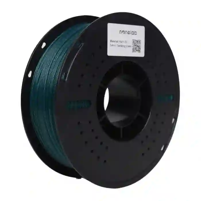 Nanelab Twinkling Yeşil Simli PLA Filament - 1.75mm - 1Kg
