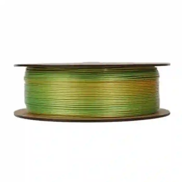 Nanelab Üç Renk Silk PLA Filament - Altın-Yeşil-Gül Kırmızısı - 1.75mm - 1Kg