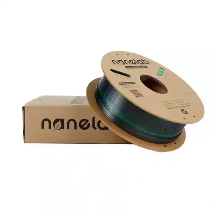 Nanelab Üç Renk Silk PLA Filament - Altın-Yeşil-Siyah - 1.75mm - 1Kg