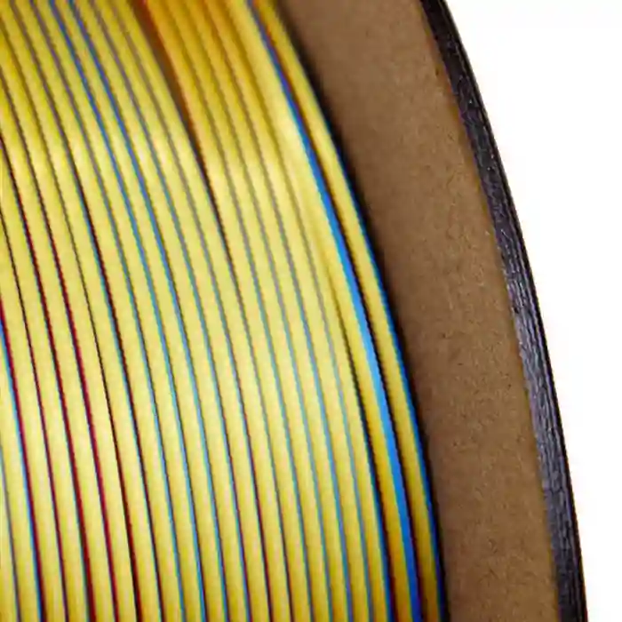 Nanelab Üç Renk Silk PLA Filament - Kırmızı-Altın-Mavi - 1.75mm - 1Kg