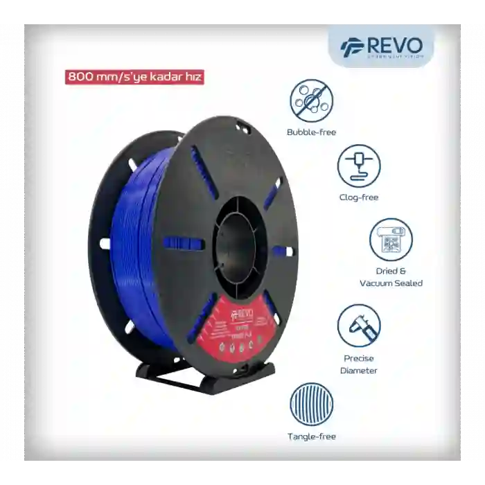 RevoFilament Hyper Pla Filament Lacivert 1.75mm 1kg