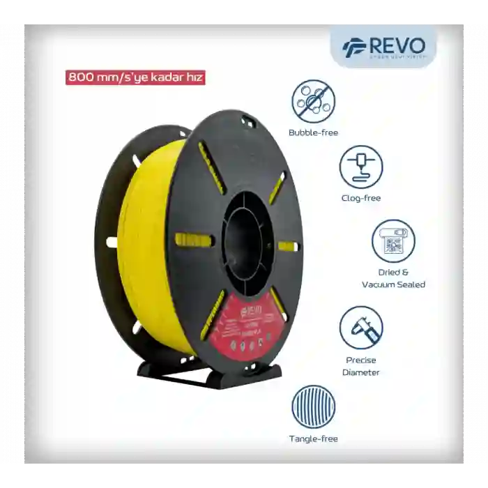 RevoFilament Hyper Pla Filament Sarı 1.75mm 1kg