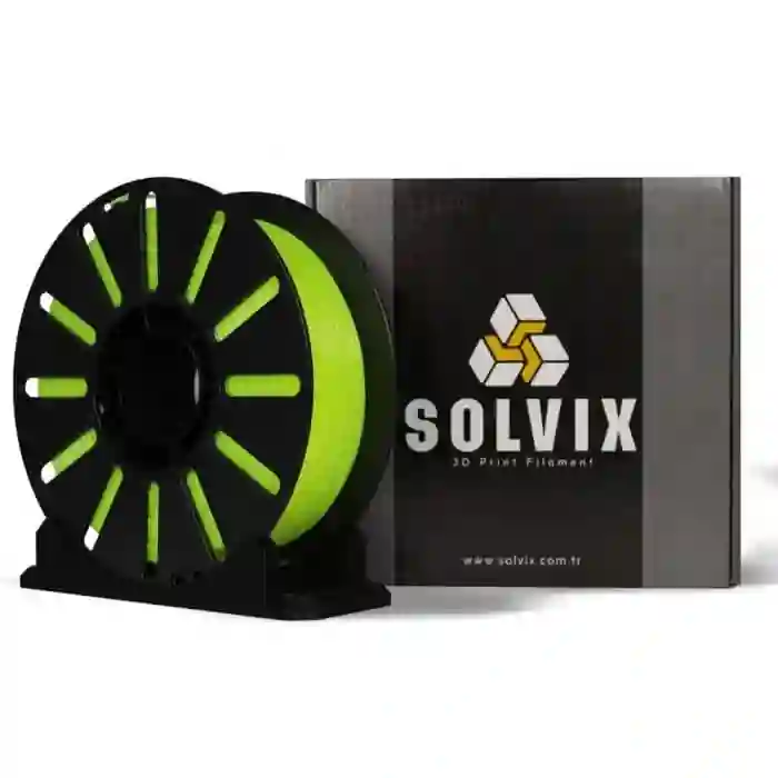 Solvix PLA/PHA Floresan Sarı Filament 1kg