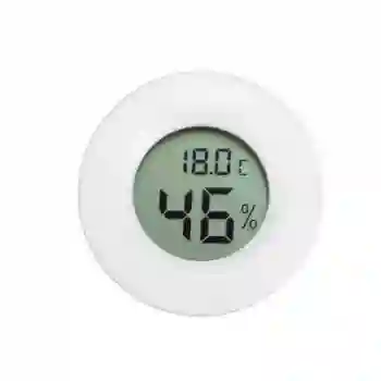 Mini Dijital Termometre - Sıcaklık-Nem Ölçer - Beyaz