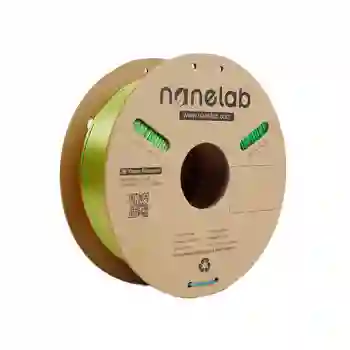 Nanelab Üç Renk Silk PLA Filament - Altın-Yeşil-Mavi - 1.75mm - 1Kg