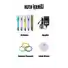 3D Printing Pen - 3D Baskı Kalemi - Mavi - Full Set