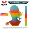 Apex3D Tech Rainbow PLA+ Filament - Tropic Glow, 1kg, 1.75mm