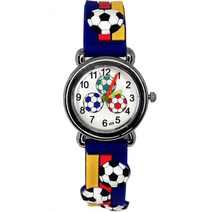 Rodium Çocuk Kol Saati Futbol Top Deseneli 12033 Lacivert