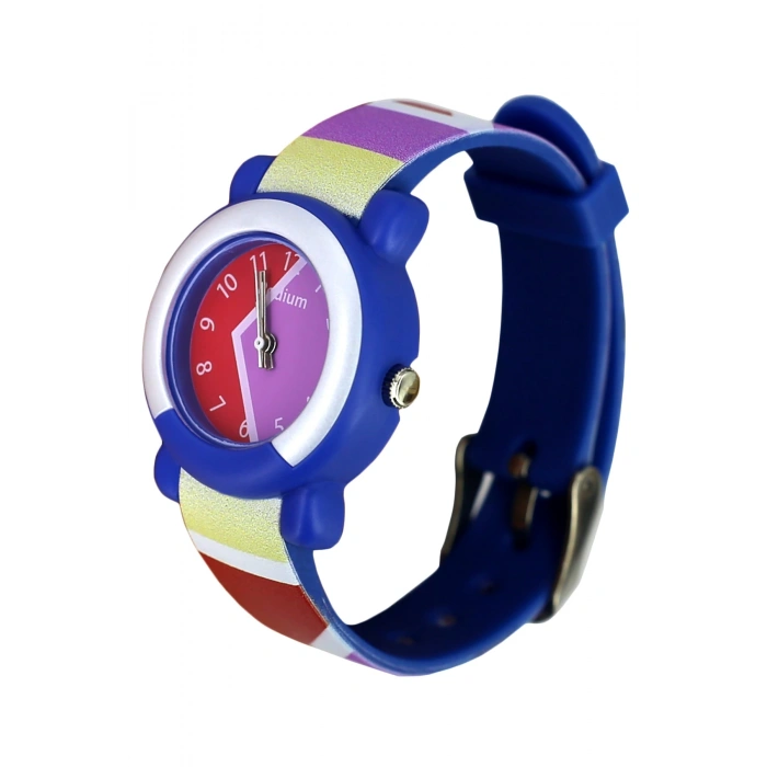 Rodium Çocuk Kol Saati Su Geçirmez Analaog Mor (2216)