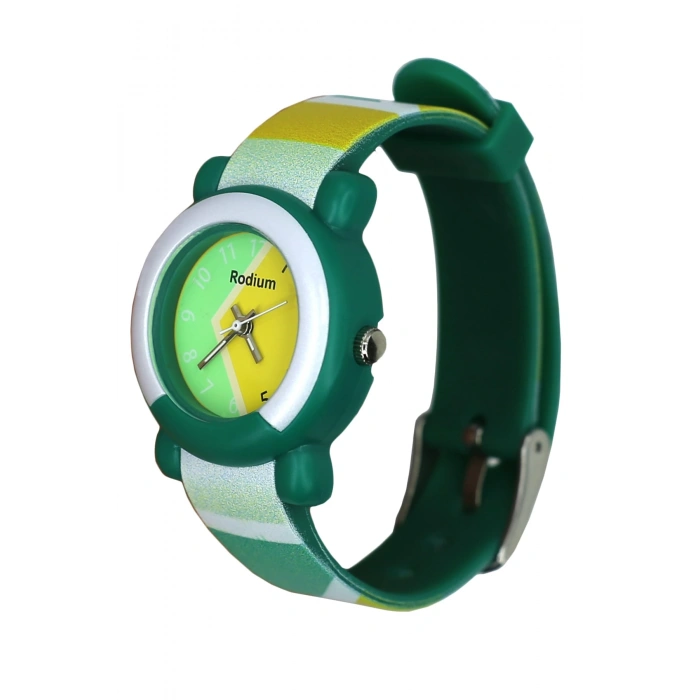 Rodium Çocuk Kol Saati Su Geçirmez Analog Yeşil (2216)