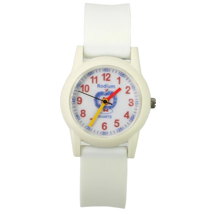 Rodium Çocuk Kol Saati Su Geçirmez Analaog Beyaz (2211)