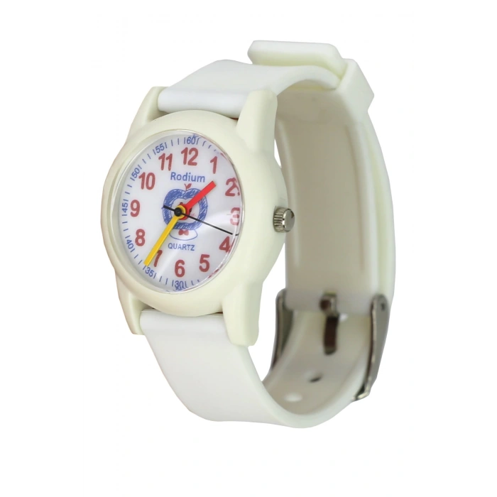 Rodium Çocuk Kol Saati Su Geçirmez Analaog Beyaz (2211)