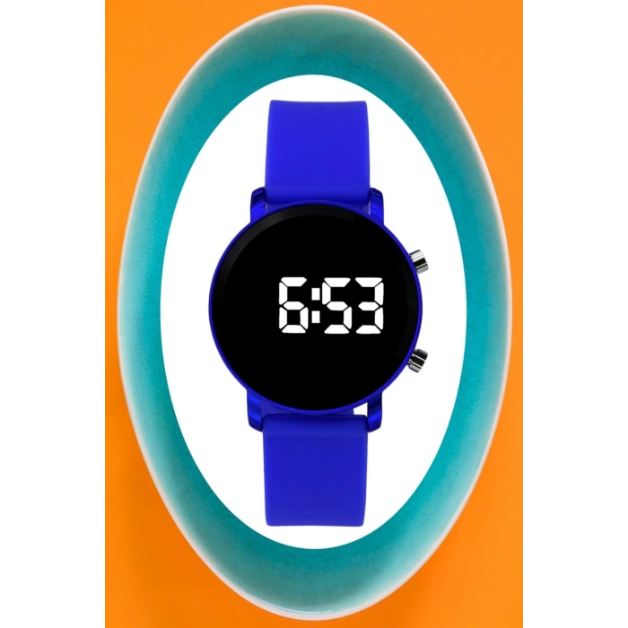 Rodium Çocuk Kol Saati Silikon Kordonlu Led Çocuk Saati 8 Yaş Ve Üzeri Lacivert (010)