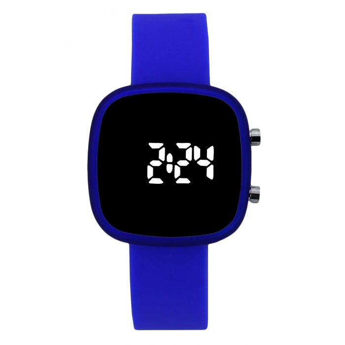 Rodium Çocuk Kol Saati Led Kol Saati Silikon Kordonlu Lacivert (10 Yaş Ve Üzeri)