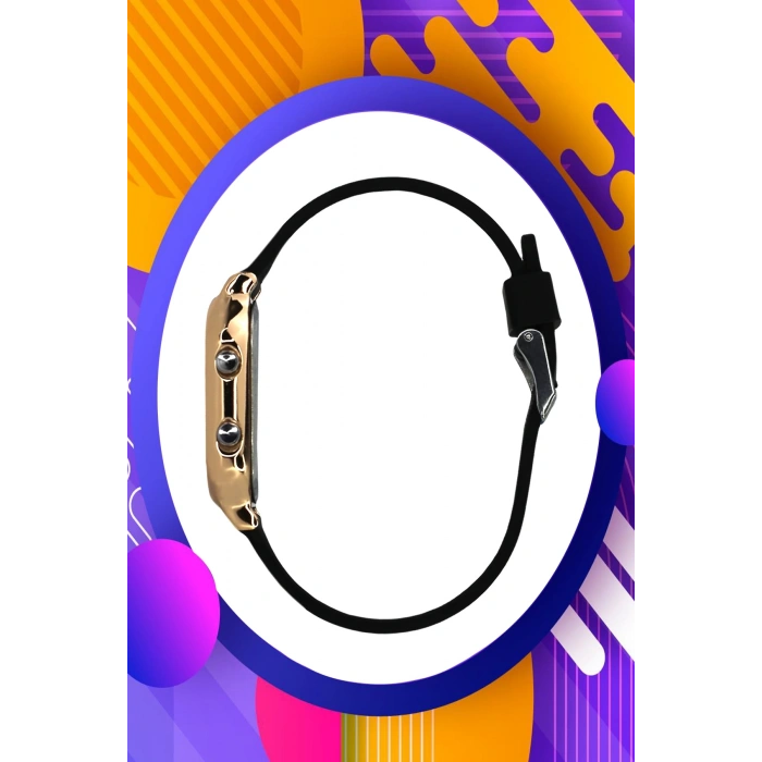 Rodium Çocuk Kol Saati Silikon Kordonlu Led Kol Saati Rose Gold (9 Yaş Ve Üzeri) (1859)