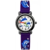 Rodium Çocuk Kol Saati Yunus Balık Desenli 12021 Mor
