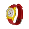 Rodium Çocuk Kol Saati Su Geçirmez Analaog Kırmızı (8846) (Sarı Kasa Kordon)