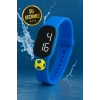 Rodium Çocuk Kol Saati Dokunmatik Led Su Geçirmez Taraftar Sarı Lacivert (Akıllı Saat Değildir)