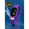 Rodium Çocuk Kol Saati Dokunmatik Led Su Geçirmez Kedi Mor (Akıllı Saat Değildir)