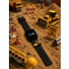 ÇOCUK KOL SAATİ SİLİKON KORDONLU DOZER EMOJİLİ LED ÇOCUK SAATİ
